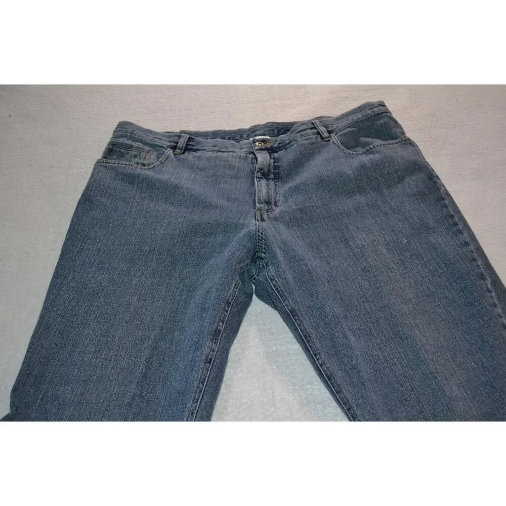 Columbia Jeans Size 38 X 30 Mens Baggie Straight Fit Blue Cotton Denim - Picture 3 of 10